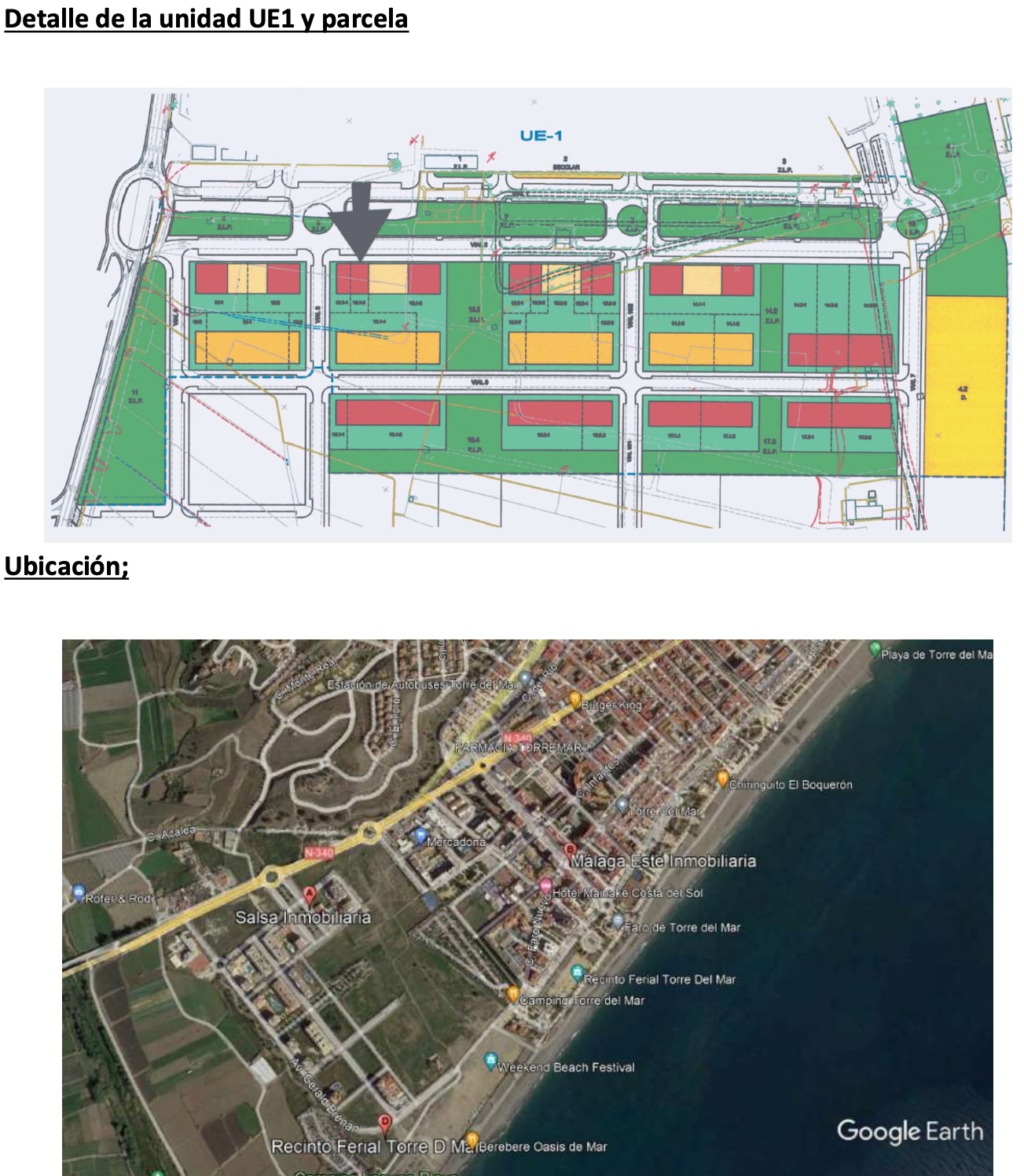 Building area for sale in Paseo Marítimo de Levante (Torre del Mar)