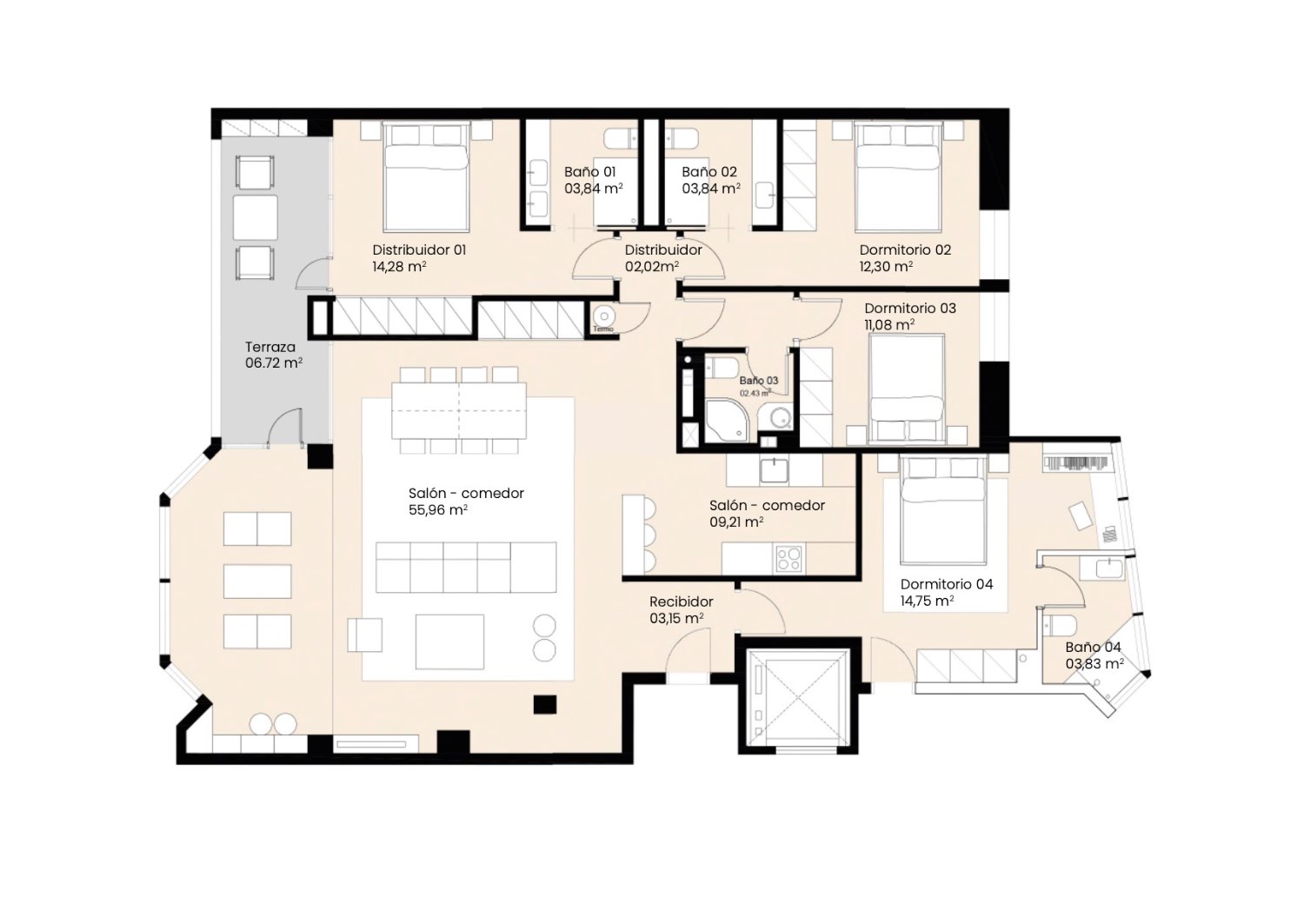 Appartement en vente à Málaga-Este